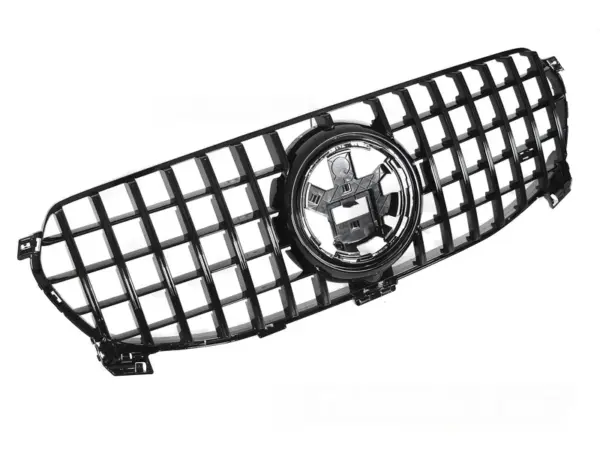 Grill Mercedes GLE V167 19-23 Sport Kamera Blank Svart