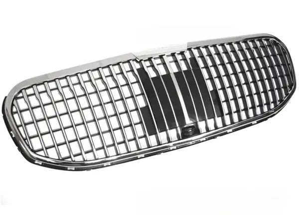 Grill Mercedes GLS X167 19-23 Kamera Blank Svart/Krom