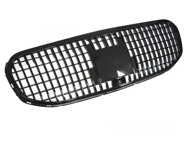 Grill Mercedes GLS X167 19-23 Kamera Blank Svart