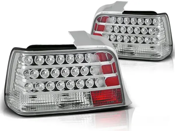 Baklykter BMW E36 12.90-08.99 Sedan LED Krom – bilde 2 av 2