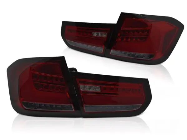 Baklykter BMW F30 11-15 LED Bar SEQ Rød/Røykfarget – bilde 2 av 2