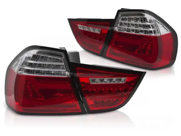 Baklykter BMW E90 09-11 LED Bar SEQ Rød/Hvit – bilde 2 av 2