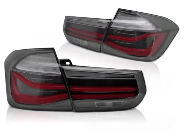Baklykter BMW F30 11-18 Sedan F30. LED Bar SEQ Røykfarget – bilde 2 av 2