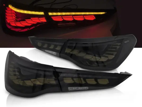 Baklykter BMW G22 G23 20-24 LED SEQ Røykfarget – bilde 1 av 2