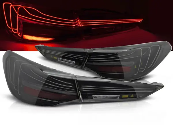 Baklykter BMW G22 G23 20-24 LED SEQ Røykfarge LASER LOOK – bilde 1 av 2