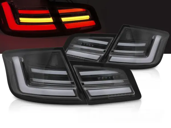 Baklykter BMW F10 10-13 Full LED SEQ Svart – bilde 1 av 2