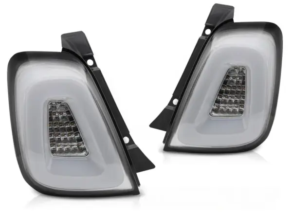 Baklykter Fiat 500 15-20 Hatchback, Cabrio LED Bar Hvit – bilde 2 av 2