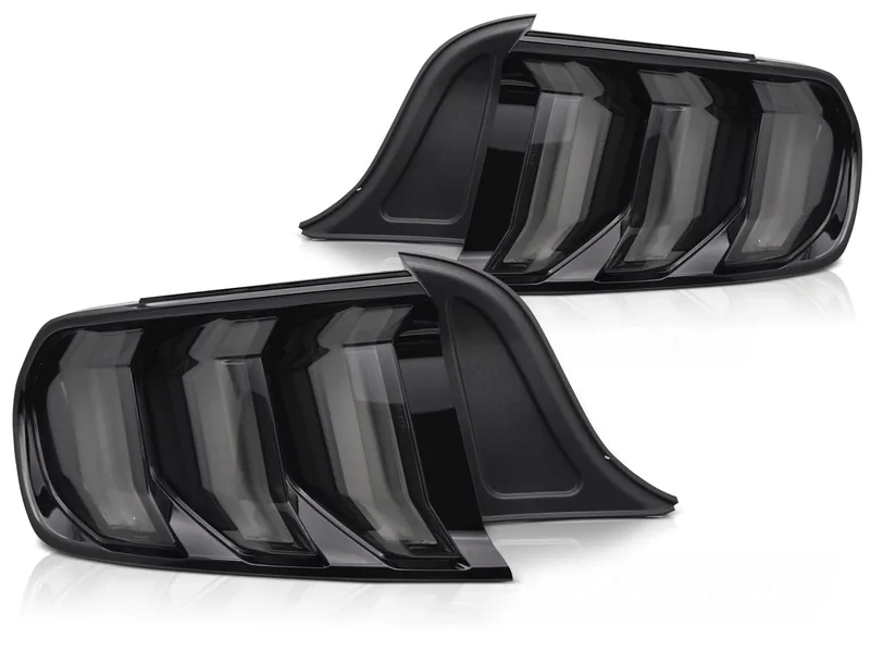Baklykter Ford MUSTANG 14-22 LED SEQ Røykfarget - Bilde 2