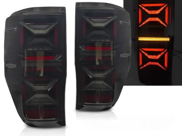 Baklykter Ford RANGER V 11-22 LED SEQ Røykfarget – bilde 1 av 2