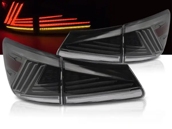 Baklykter Lexus IS II 06-13 LED SEQ Røykfarget – bilde 1 av 2