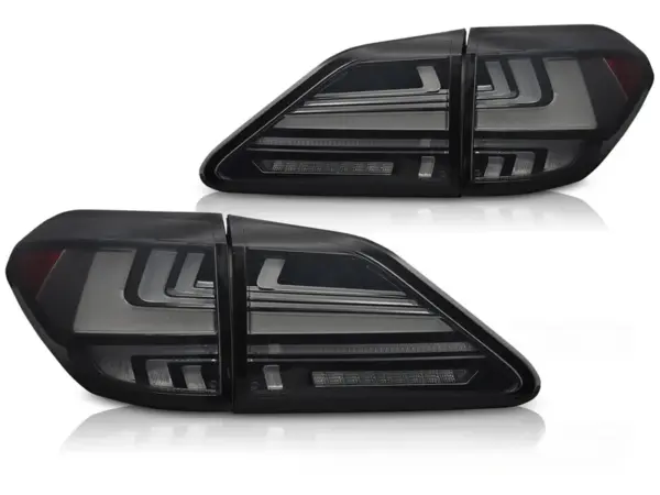 Baklykter Lexus RX III 350 09-12 LED Bar SEQ Røykfarget – bilde 2 av 2
