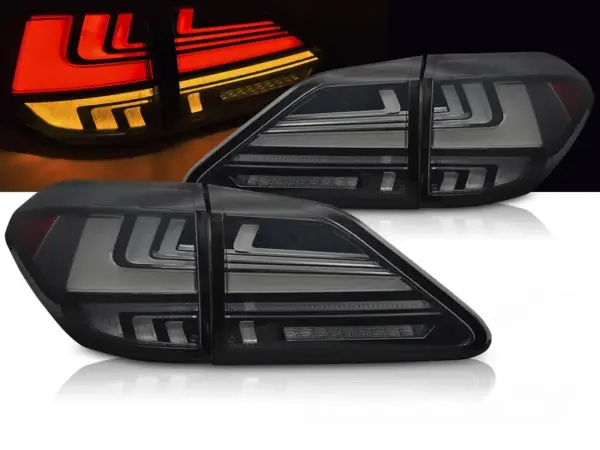 Baklykter Lexus RX III 350 09-12 LED Bar SEQ Røykfarget – bilde 1 av 2