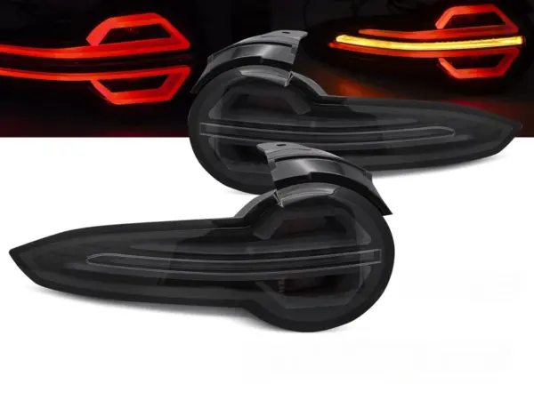 Baklykter Mazda MX5 ND 15-23 LED Bar SEQ Svart/Røykfarget – bilde 1 av 2