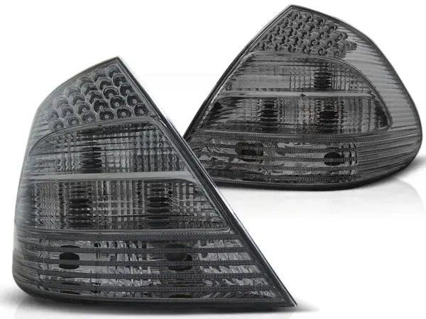 Baklykter Mercedes W211 E-Class 03.02-04.06 Sedan LED Røykfarget – bilde 2 av 2