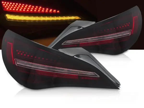 Baklykter Mercedes CLA C117 13-19/X117 14-19 OE LED SEQ Svart – for original LED – bilde 1 av 2