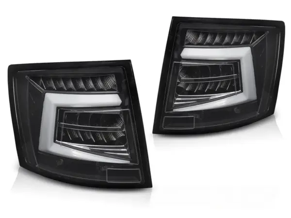 Baklykter Skoda Octavia III 16-20 SW OEM Stasjonsvogn LED Bar SEQ Svart – for original LED – bilde 2 av 2