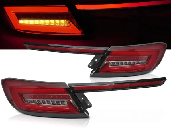 Baklykter Toyota GR86 21- LED Bar SEQ Rød/Hvit