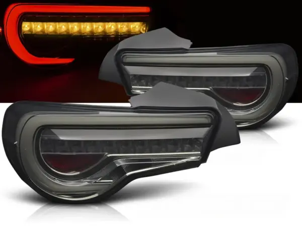 Baklykter Toyota GT86 12-21 LED Bar SEQ Røykfarget – bilde 1 av 2