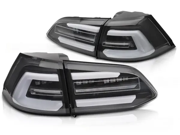 Baklykter VW Golf 7 13-17 SW Variant LED SEQ Svart – for original LED – bilde 2 av 2