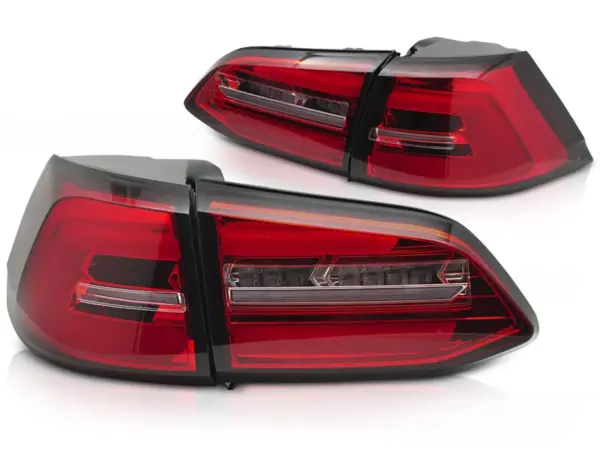 Baklykter VW Golf 7 13-17 SW Variant LED SEQ Rød/Hvit – for original LED – bilde 2 av 2