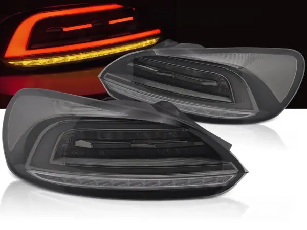 Baklykter VW Scirocco III 08-14 LED Bar SEQ Røykfarget – bilde 1 av 2