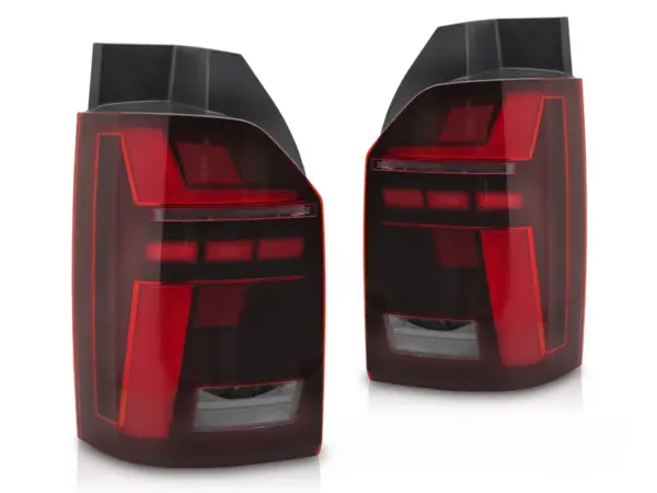 Baklykter VW T6 15-19/T6.1 20-24 Bakluke LED Bar SEQ Rød – bilde 2 av 2